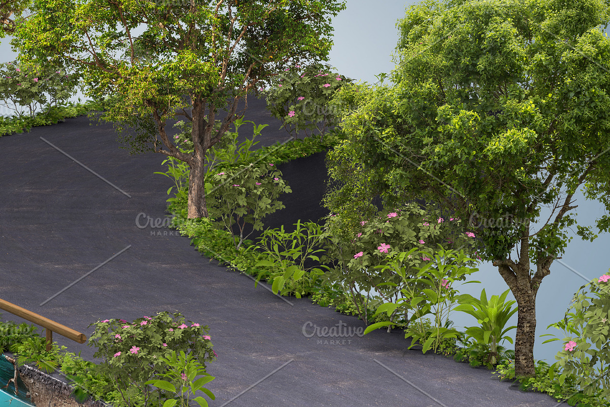 Beautiful Green runway isolated., an Illustration by Nomad (Photo 4 of 4)
