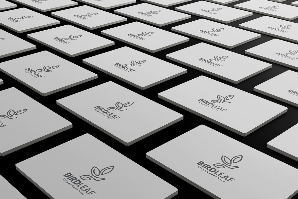 Minimalist Bird Leaf Logo Design, a Branding & Logo Template by Artnivora.Std (Photo 5 of 5)