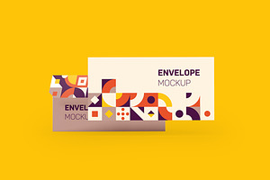 Letter Envelope Mockup, an Advertising Mockup by Qaleb Studio