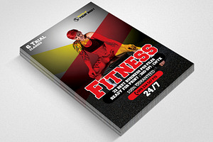 Body Fitness Coaching Flyer Template