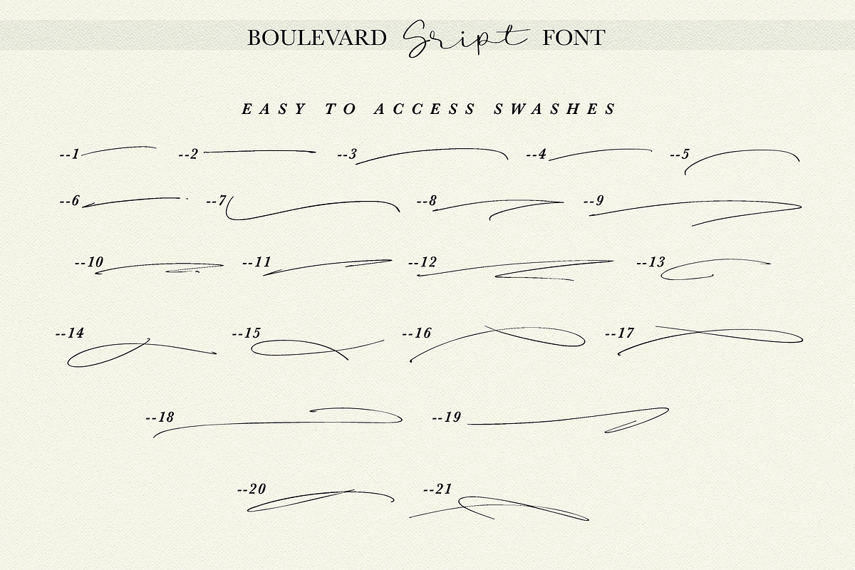 Boulevard - Handwritten Font Duo, a Script Font by endita (Photo 12 of 16)