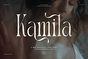 Kamila Elegant Modern Serif Font, a Serif Font by Graphicxell (Thumbnail 1 of 8)