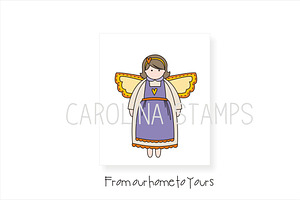 Home Angel Digital Stamp