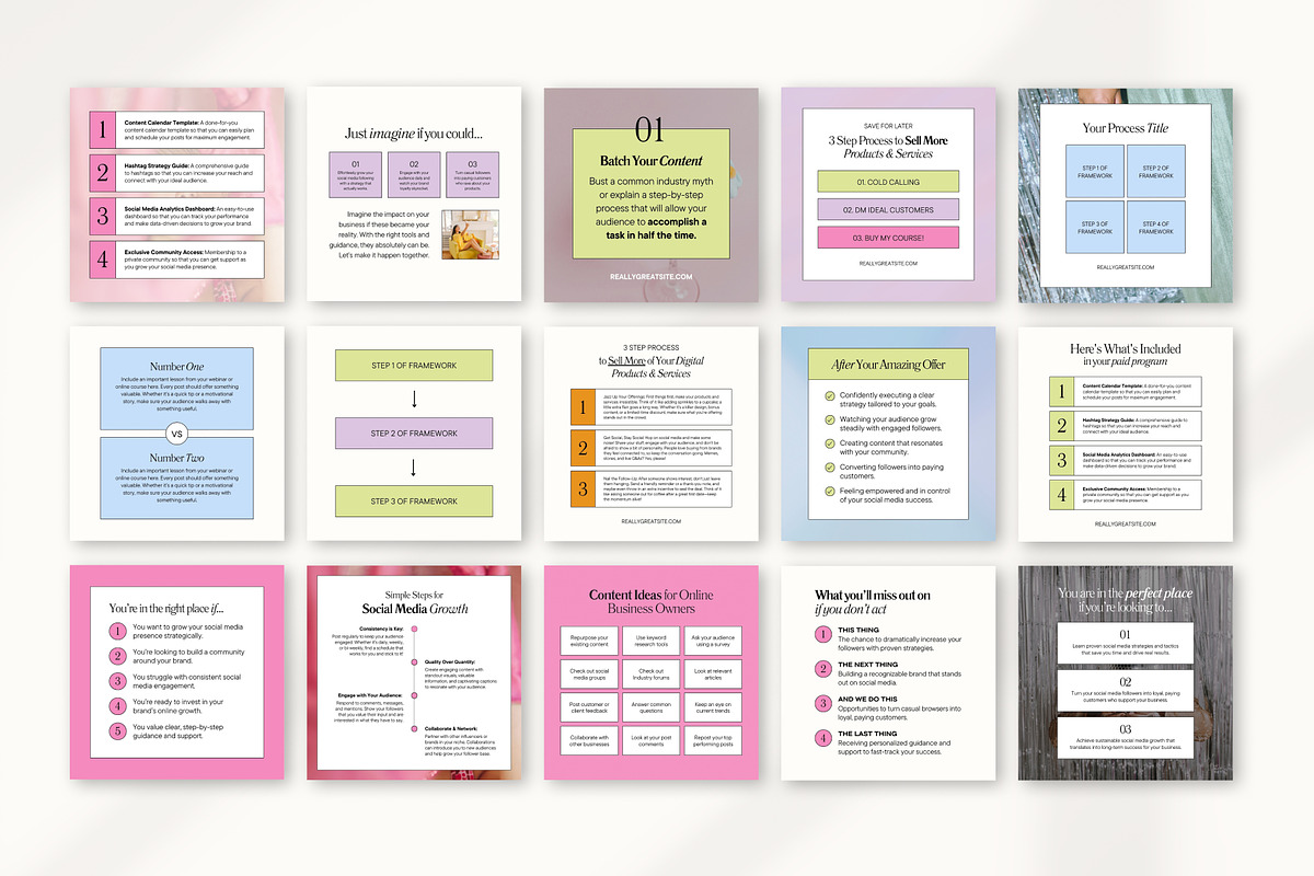 Instagram Creator for Coaches Canva, a Social Media Template by Fallon Gerst (Photo 25 of 47)