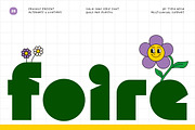Foire - Playful Bold Solid Font, a Sans Serif Font by Typia Nesia (Thumbnail 1 of 12)