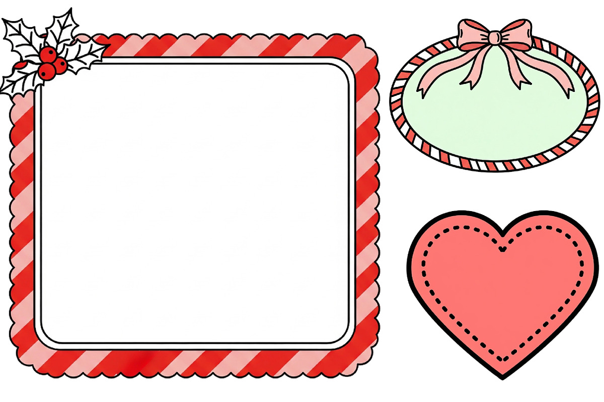 Christmas Coquette Wall Art Frame Bu, an Illustration by Daily.Designs (Photo 3 of 4)