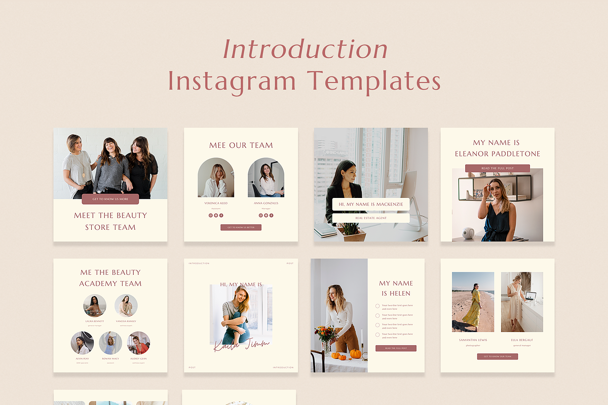 Introduction Instagram Templates, a Social Media Template by Ralony