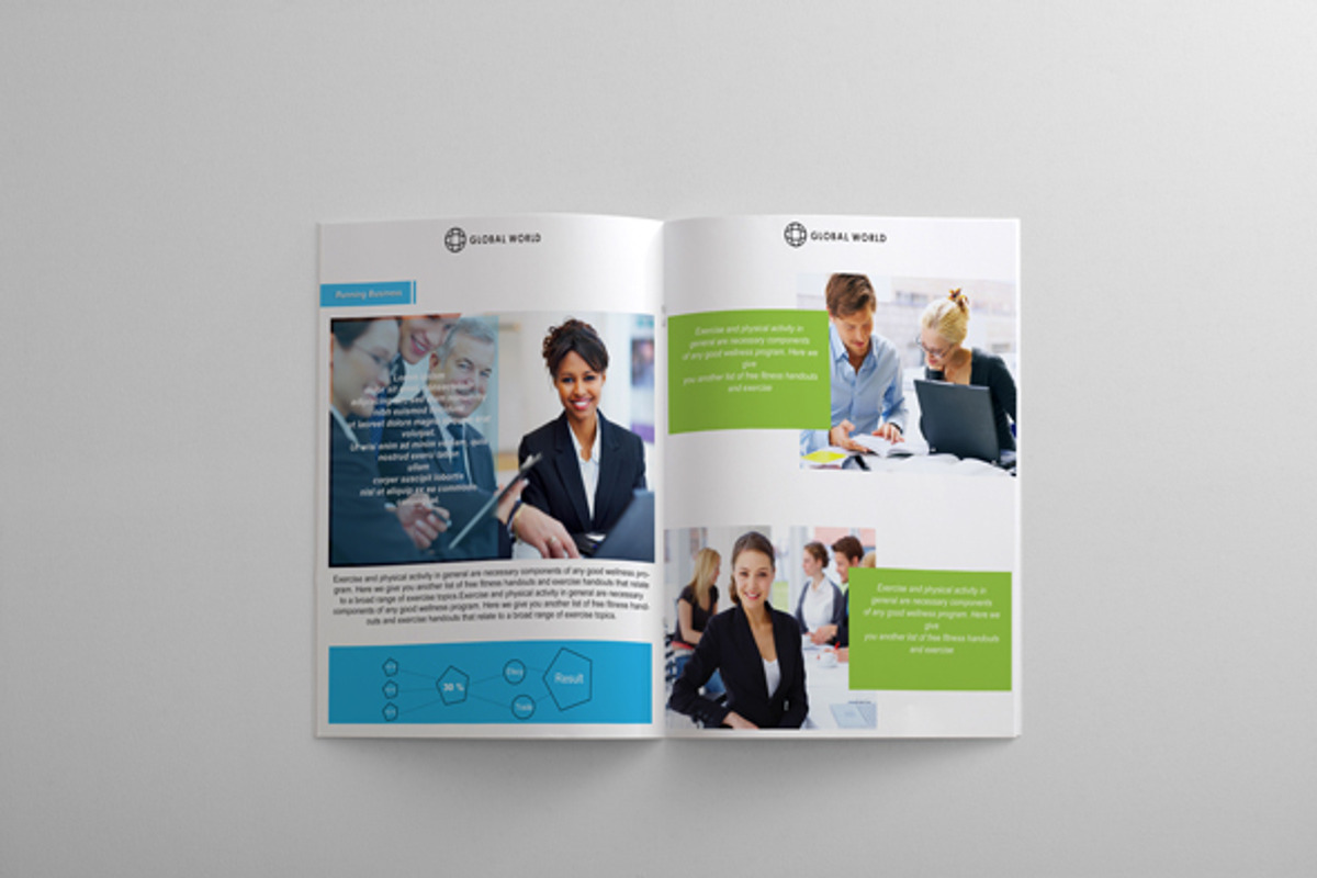 Proposal Brochure 8 Pages, a Brochure Template by shujaktk (Photo 3 of 5)