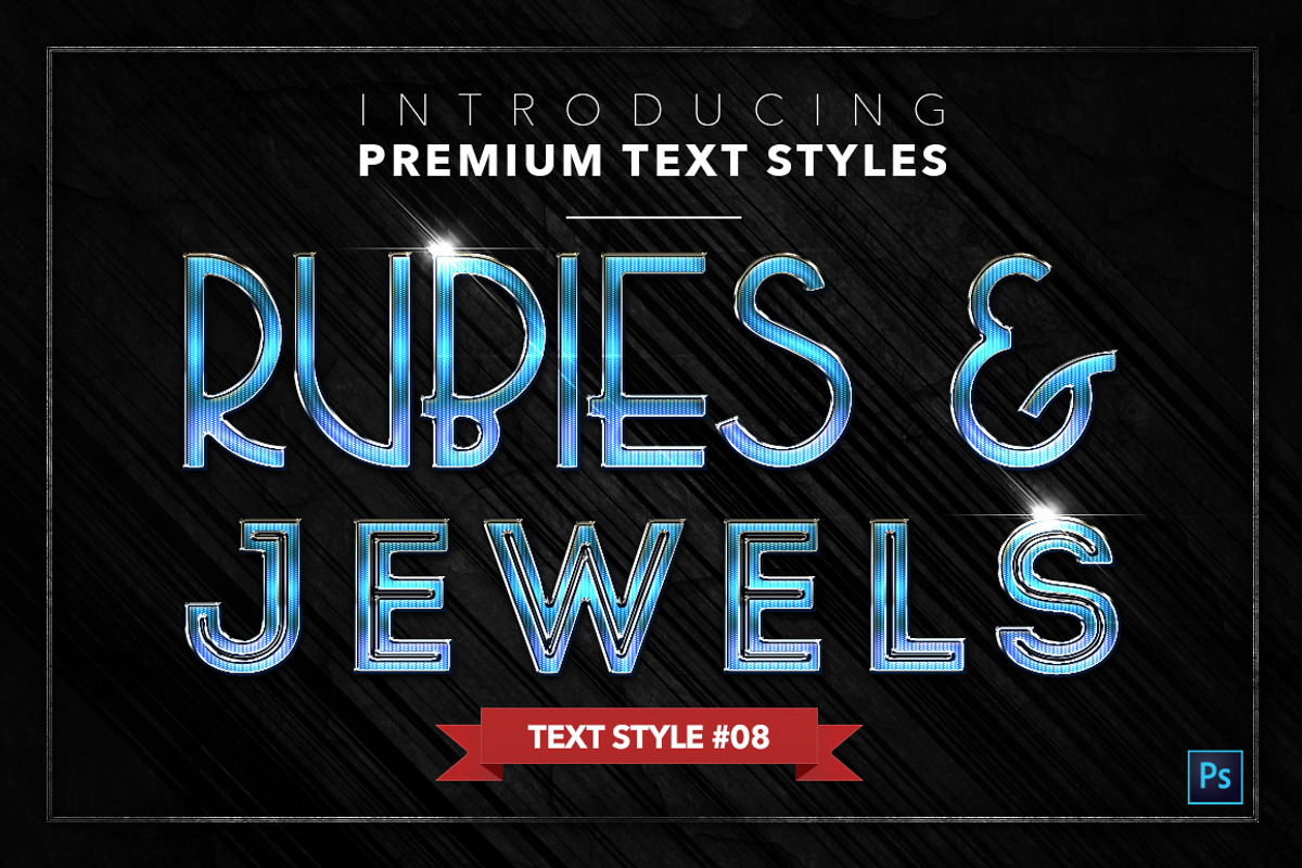Rubies & Jewels #2 - 15 Text Styles, a Layer Style Add-On by Jonas Stensgaard (Photo 9 of 18)
