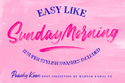 Peachy Keen Font Collection, a Font by ReveryWorks (Thumbnail 18 of 19)