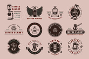 Vintage coffee emblems part 2, a Branding & Logo Template by AkimD (Thumbnail 2 of 4)