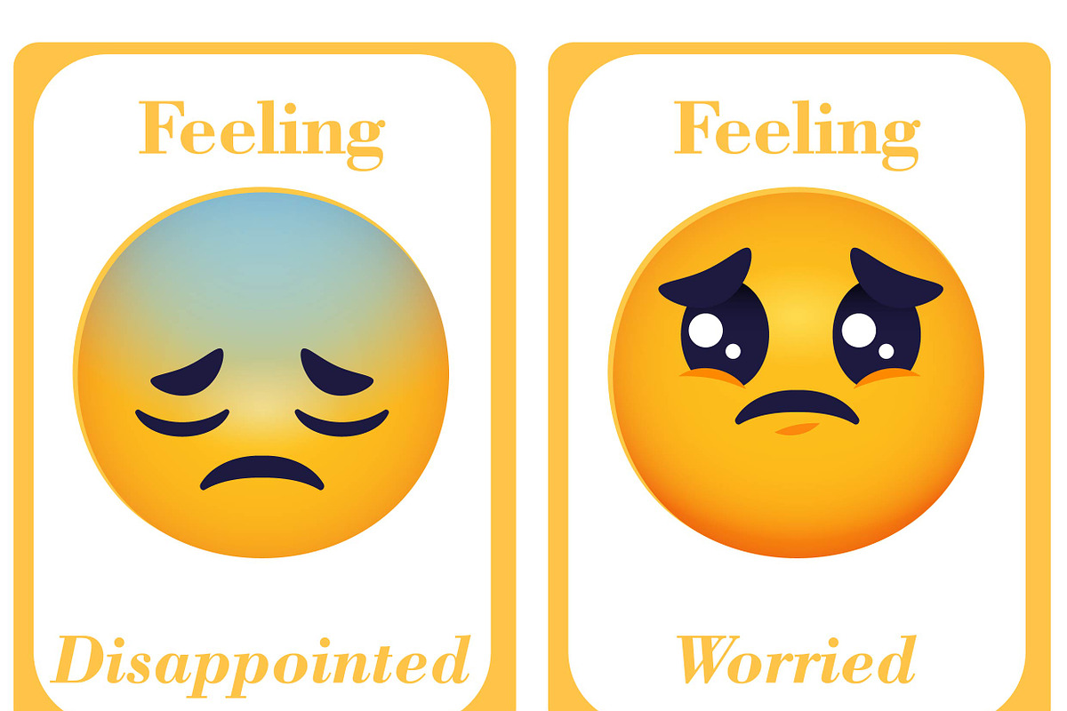 Feelings Flash Cards for Kids, a Card Template by DigitalsDesigns (Photo 4 of 4)