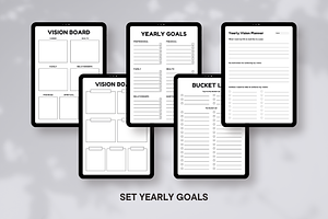 Goal Setting Productivity Planner