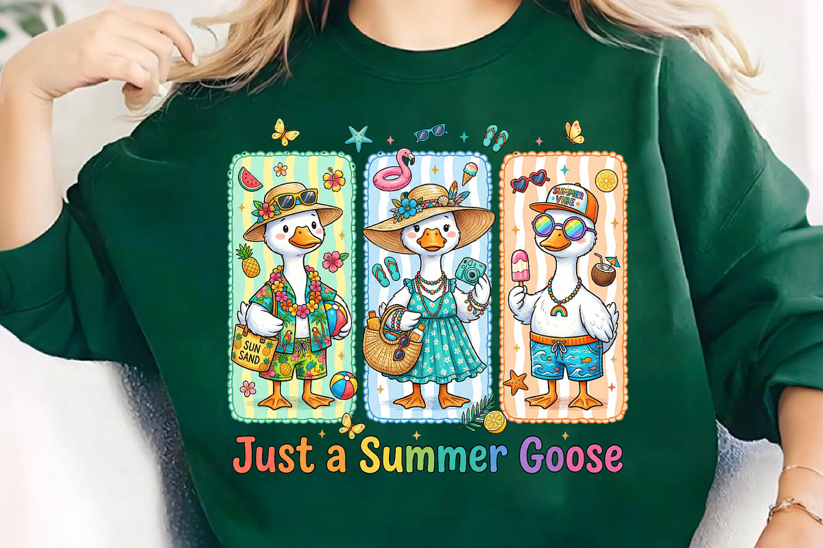 Just A Summer Goose Png, Summer Png, an Illustration by CreationArt (Photo 6 of 9)