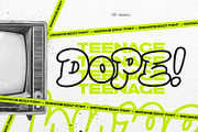 Snowkie - Edgy Font, a Handwritten Font by ikiiko (Thumbnail 4 of 7)