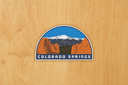 Garden of the Gods + Pikes Peak, an Illustration by Flavor Graphics (Thumbnail 3 of 3)