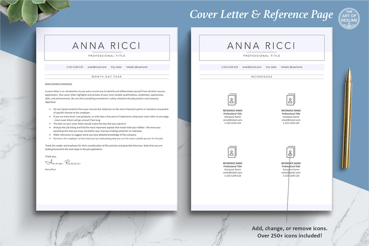 Executive Resume CV & Cover Letter, a Resume Template by The Art of Resume (Photo 6 of 8)