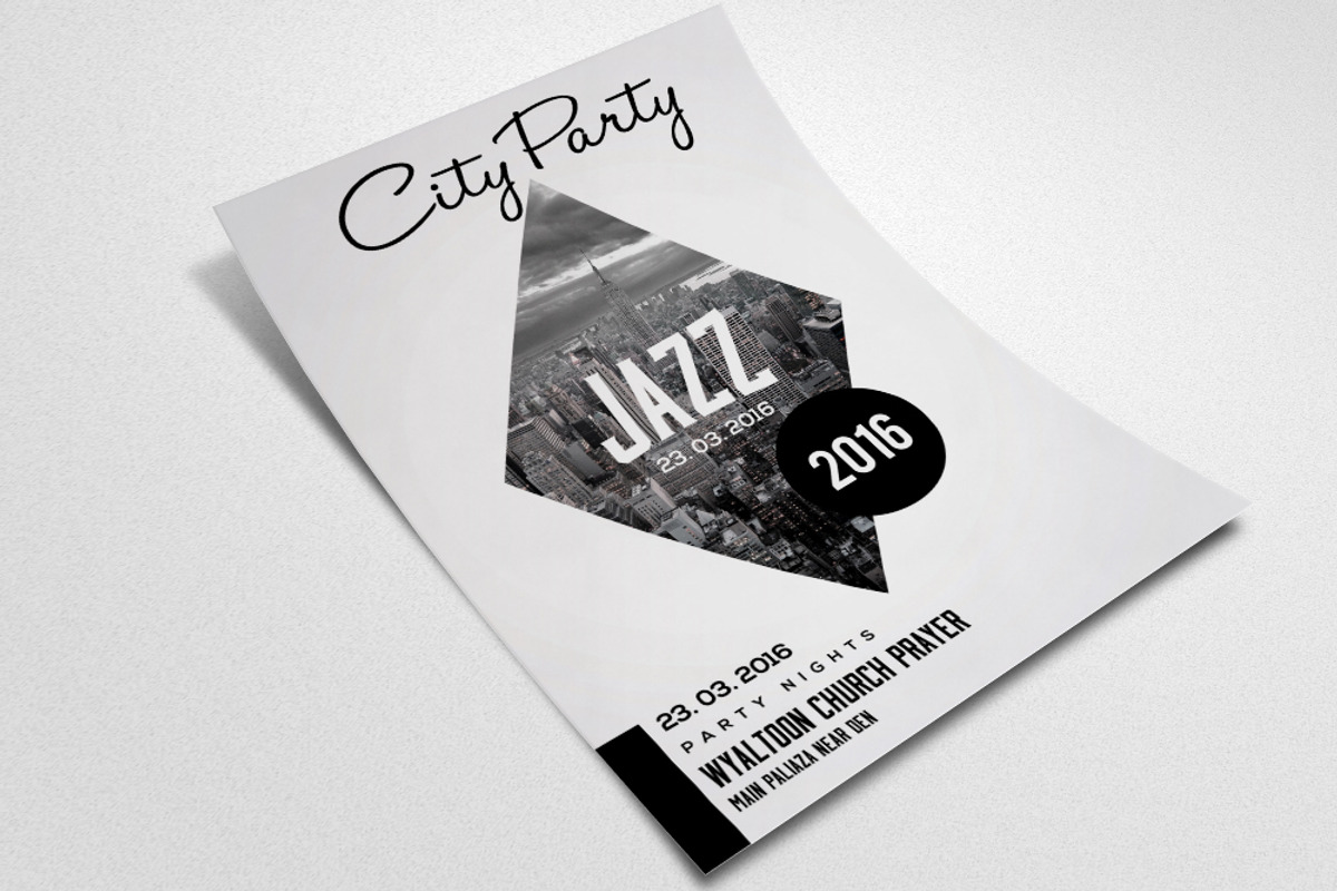 Jazz Flyer & Poster Template, a Flyer Template by Business Flyers (Photo 2 of 2)
