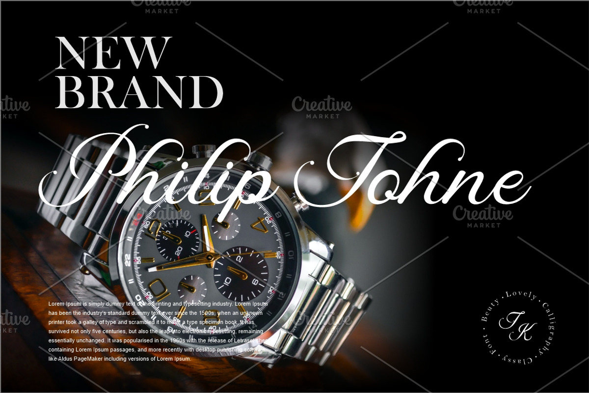 Ballian Phil Luxury Script Font, a Script Font by Joko Setiono (Photo 5 of 8)