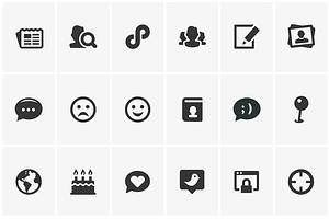 Mono Icons: Social