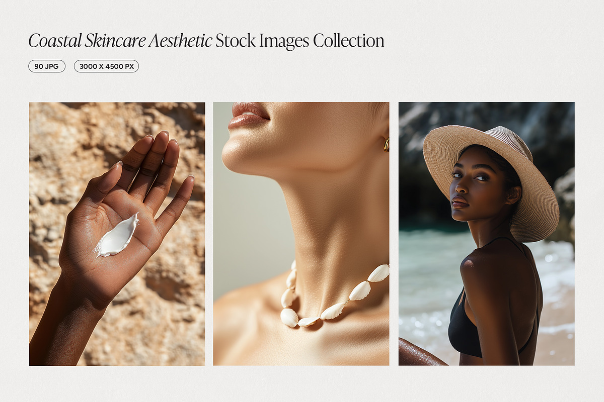 90 Coastal Beauty Stock Images, a Beauty & Fashion Photo by Wildfield Studio (Photo 4 of 6)