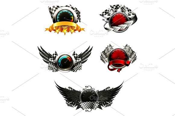 Racing Emblems Icons