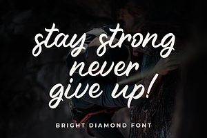 Bright Diamond - Handwritten Font