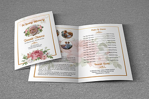 Funeral Program Template Printable