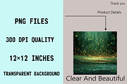 Green Glitter Dust St Patricks Backd, a Pattern Graphic by SVGArt (Thumbnail 5 of 8)