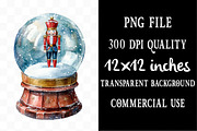 Christmas Snow Globe Sublimation, an Illustration by Designking (Thumbnail 4 of 5)