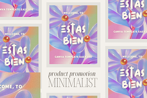 minimalist product promotion, a Templates & Theme by estasbien