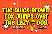 Dandy Jokes a Cartoon Comic Font, a Sans Serif Font by Rasiorise Studio (Thumbnail 6 of 11)