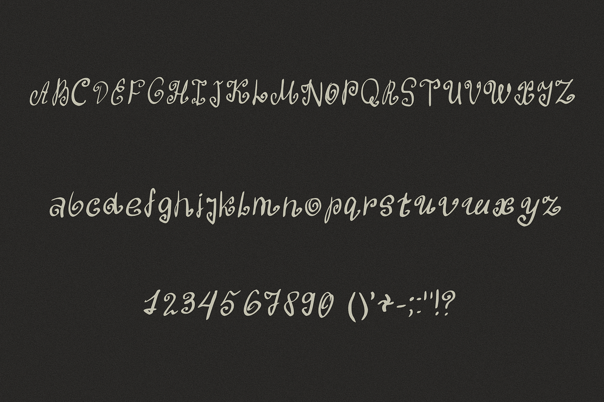 Swirly elegant quirky whimsical font, a Handwritten Font by Ashiya Pixel (Photo 6 of 8)