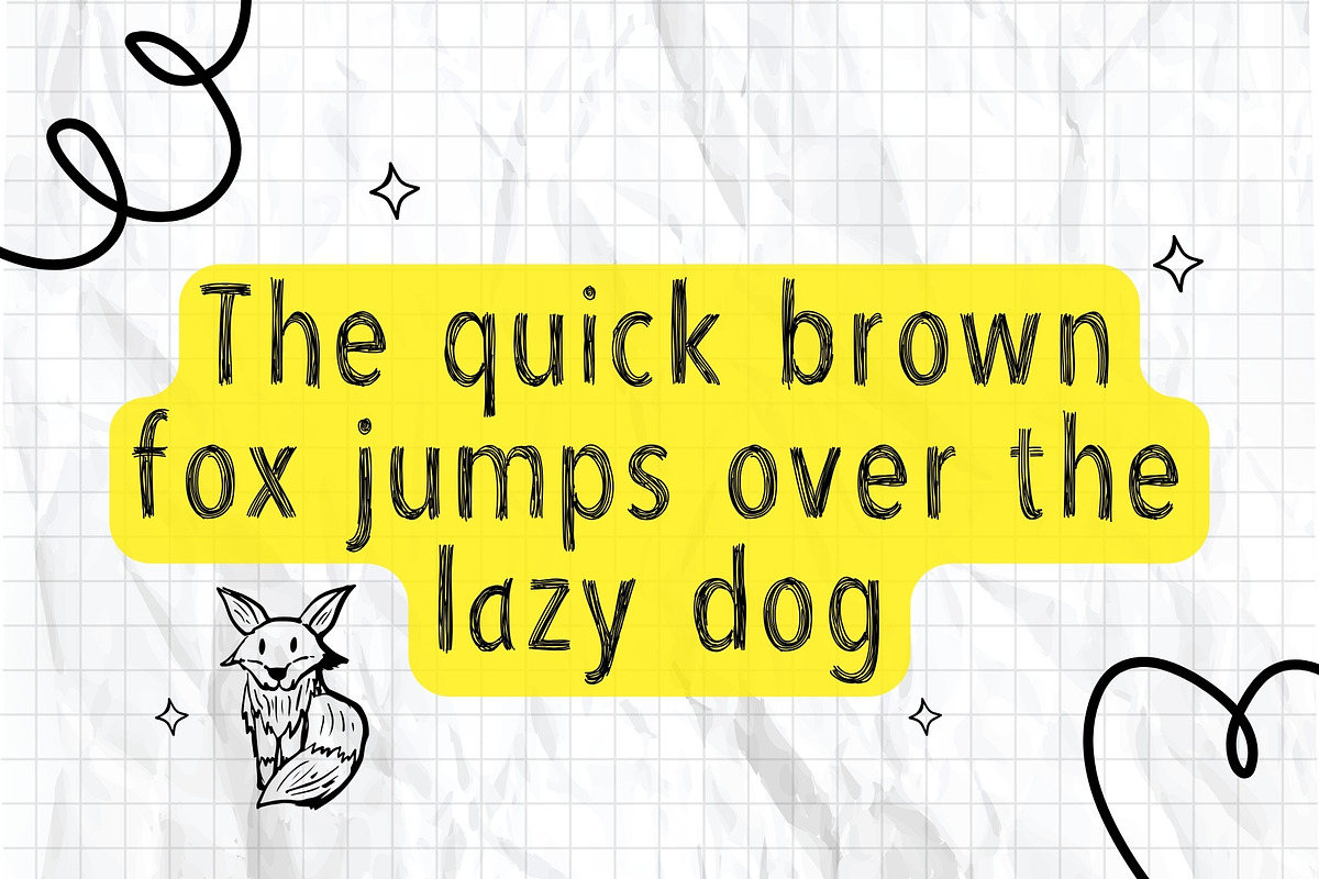 Scratchpad - Messy Handmade Font, a Handwritten Font by HipFonts (Photo 5 of 6)