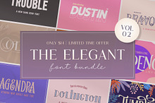 The Elegant Font Bundle - Vol 02