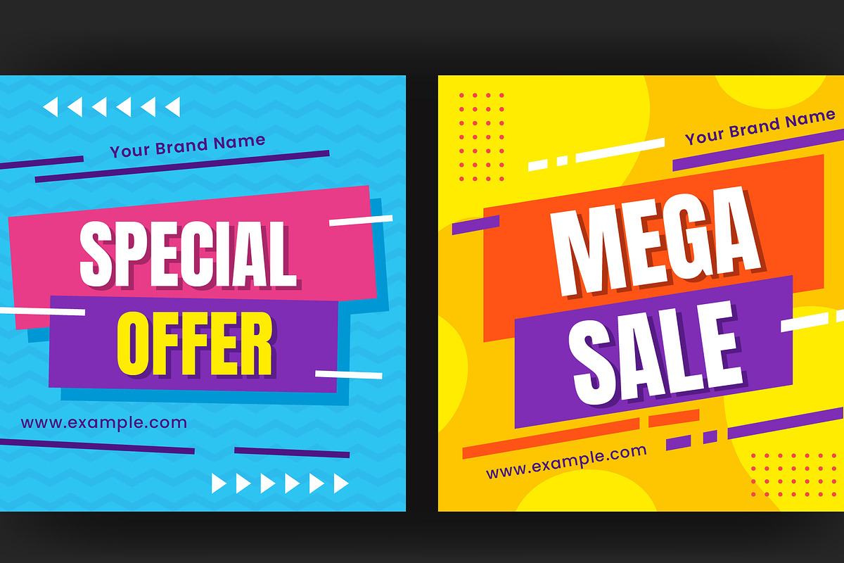 Social Media Sale Post Layouts, a Templates & Theme by studiogstock (Photo 3 of 4)