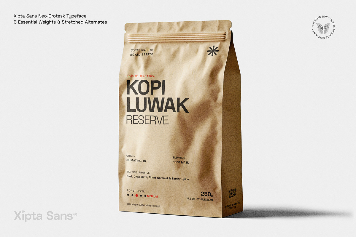 Xipta Sans – Neo Grotesk Typeface, a Sans Serif Font by Pengedar Seni (Photo 8 of 12)