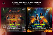 11 Night Party Flyer Design Bundle, a Graphic by Shajib Shikder (Thumbnail 6 of 7)