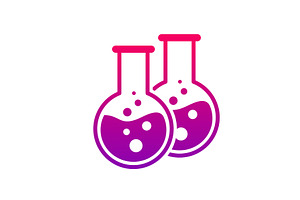 Test Tube Icon, an Outline Icon by Buqancreative