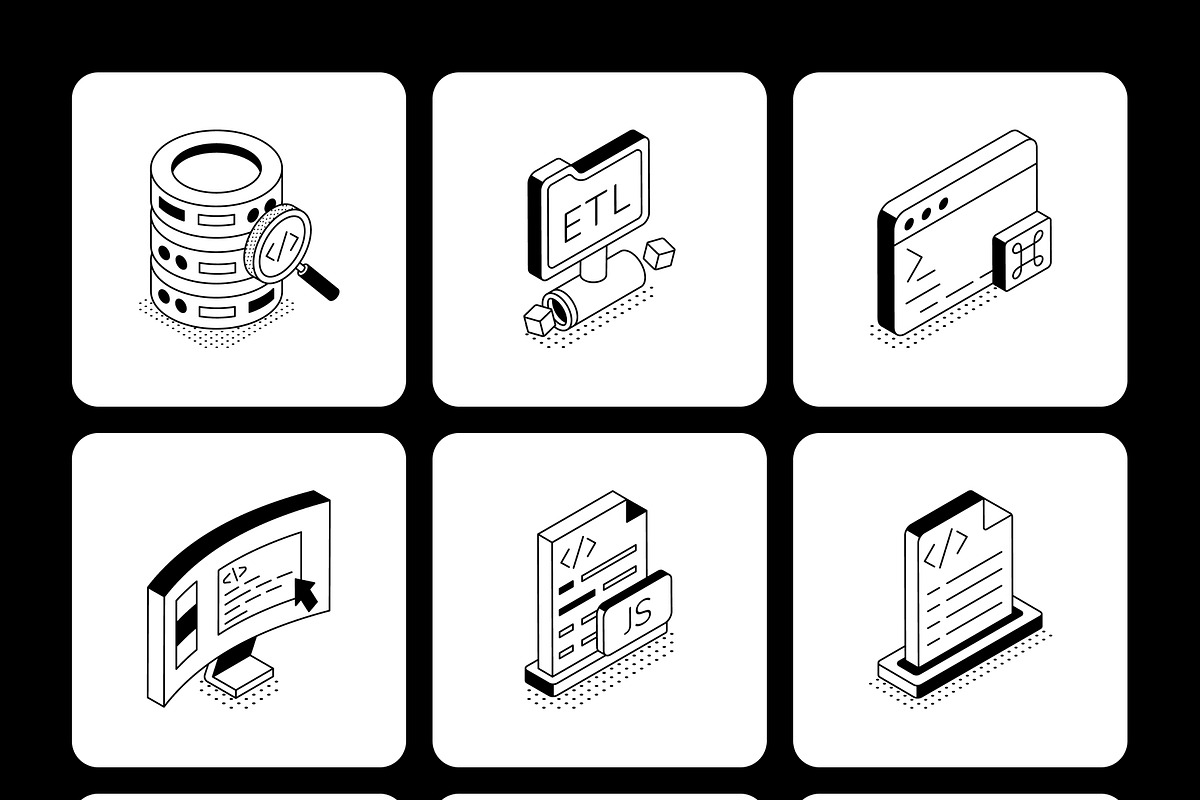 125 Coding Illustrations Bundle, a Technology Illustration by Vectors Market (Photo 11 of 13)