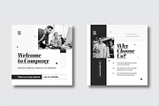 Modern Minimalist Social Media Post, a Social Media Template by MightyDesign (Thumbnail 3 of 8)