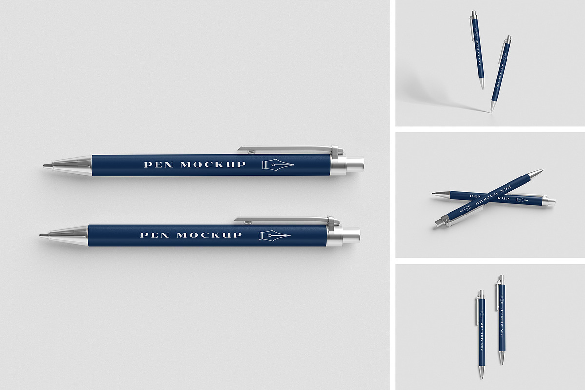 Pen Mockup, a Pens & Pencil Mockup by xavier_studio (Photo 1 of 5)