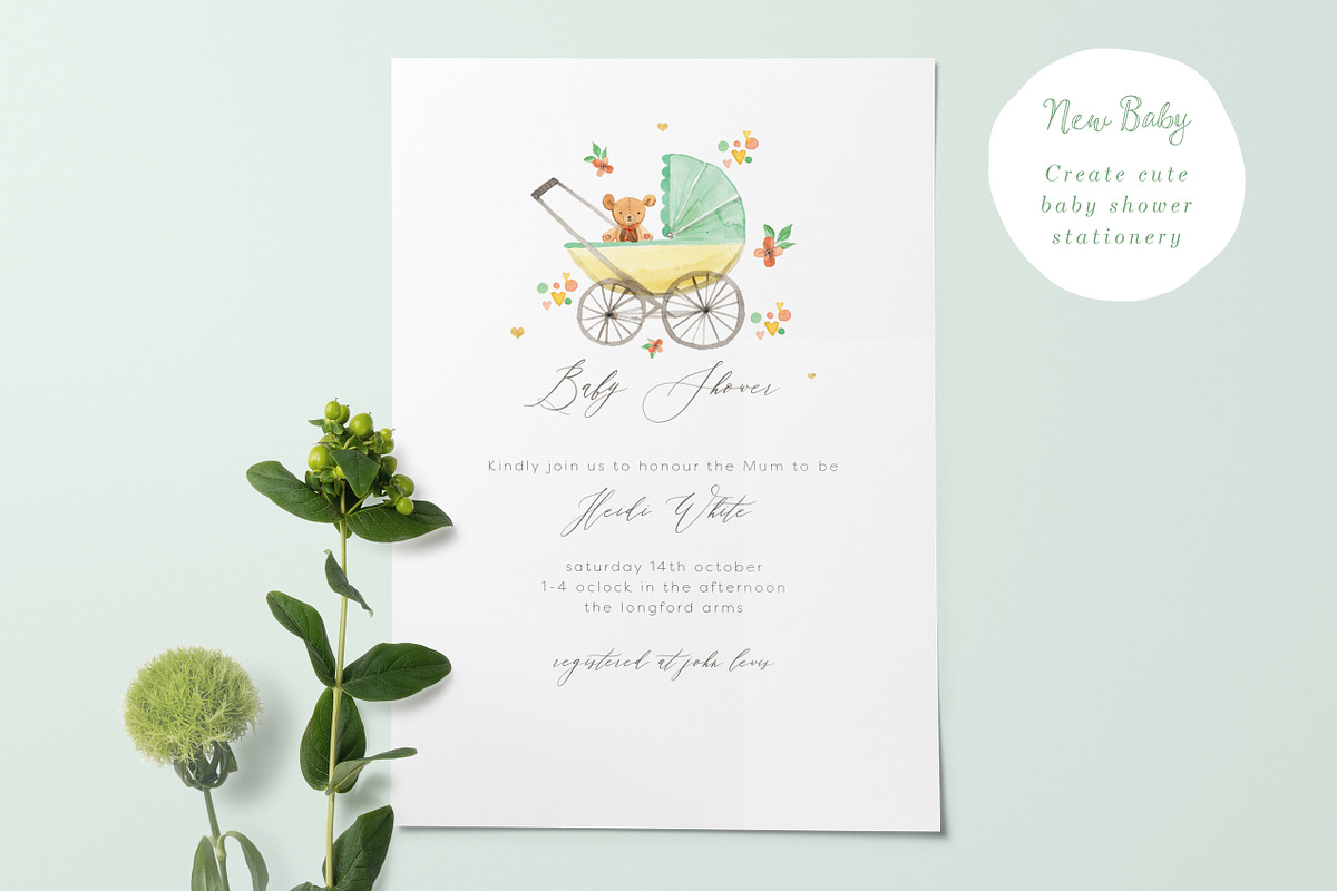 Baby Nursery Graphics Set, an Animal Illustration by Twigs and Twine (Photo 2 of 5)