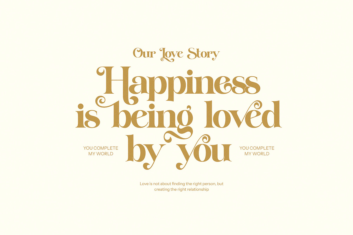 Baglin Elegant Ligature Serif Font, a Serif Font by Perfectype (Photo 5 of 8)