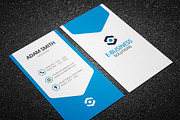 Vertical Business Card Template 04, a Business Card Template by Arslan (Thumbnail 1 of 2)
