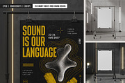 Rolling Poster Stand Mockup, an Advertising Mockup by SD Mockup (Thumbnail 3 of 3)