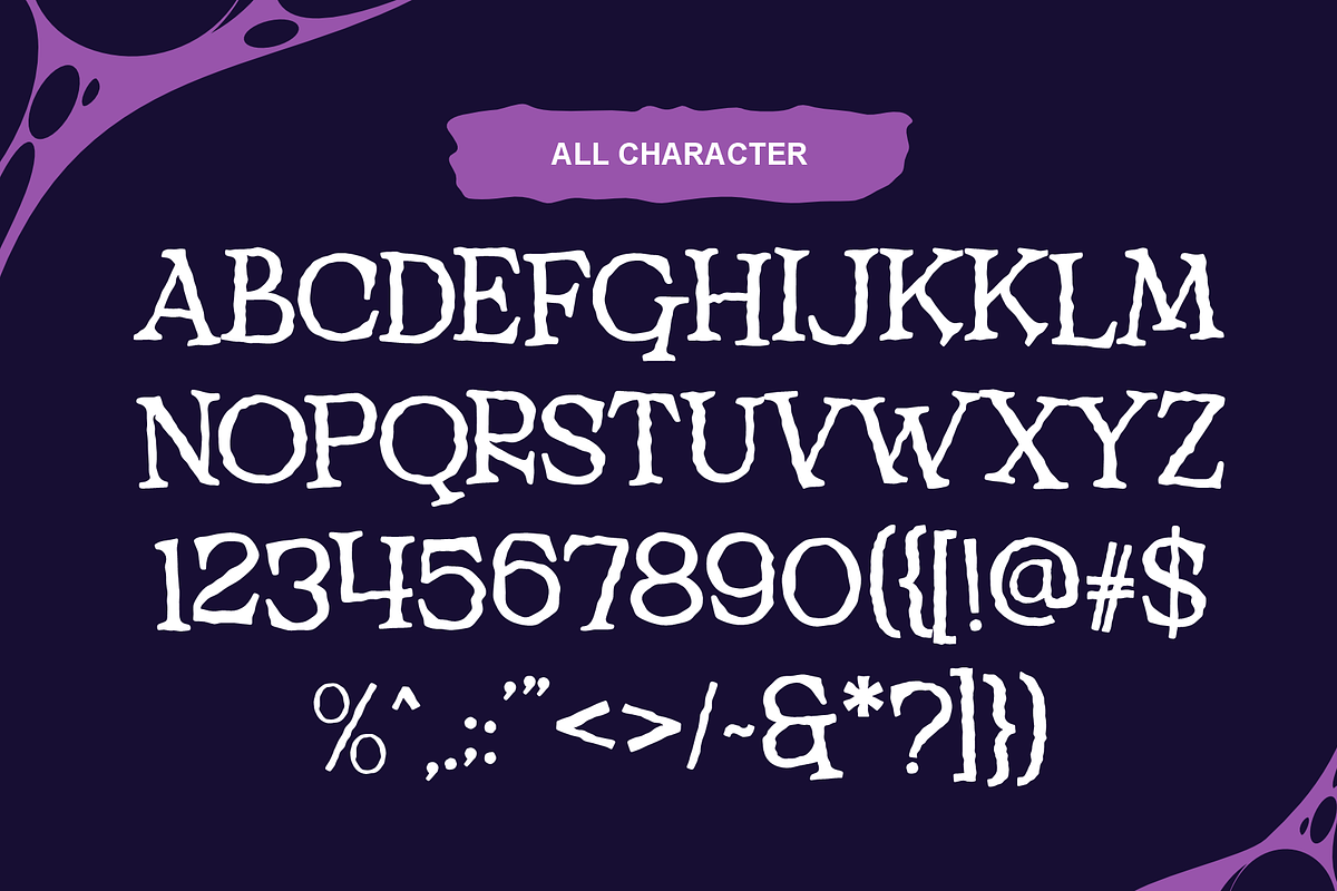 Krull Morgh - Spooky Halloween Typef, a Serif Font by MaikoHatta (Photo 3 of 7)