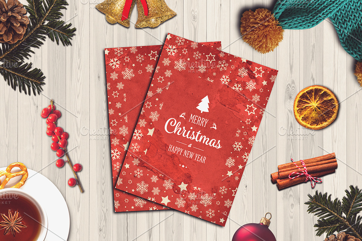 Christmas Scene and Mock-up Creator, a Product Mockup by relineo.mock-ups (Photo 8 of 8)