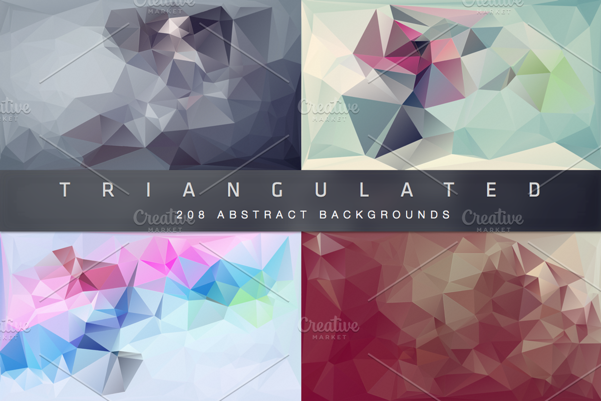Triangulated - Abstract Backgrounds preview 3