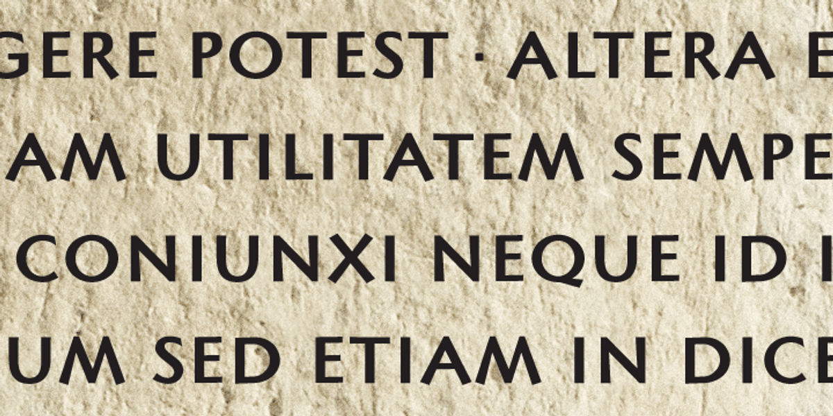 Lapidary Capitals, a Sans Serif Font by Kostic Type Foundry (Photo 2 of 3)